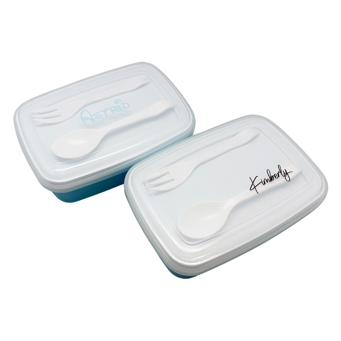Plastic Lunch Box With Cutlery