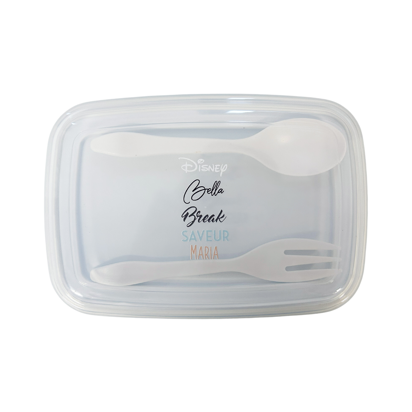 Plastic Lunch Box With Cutlery