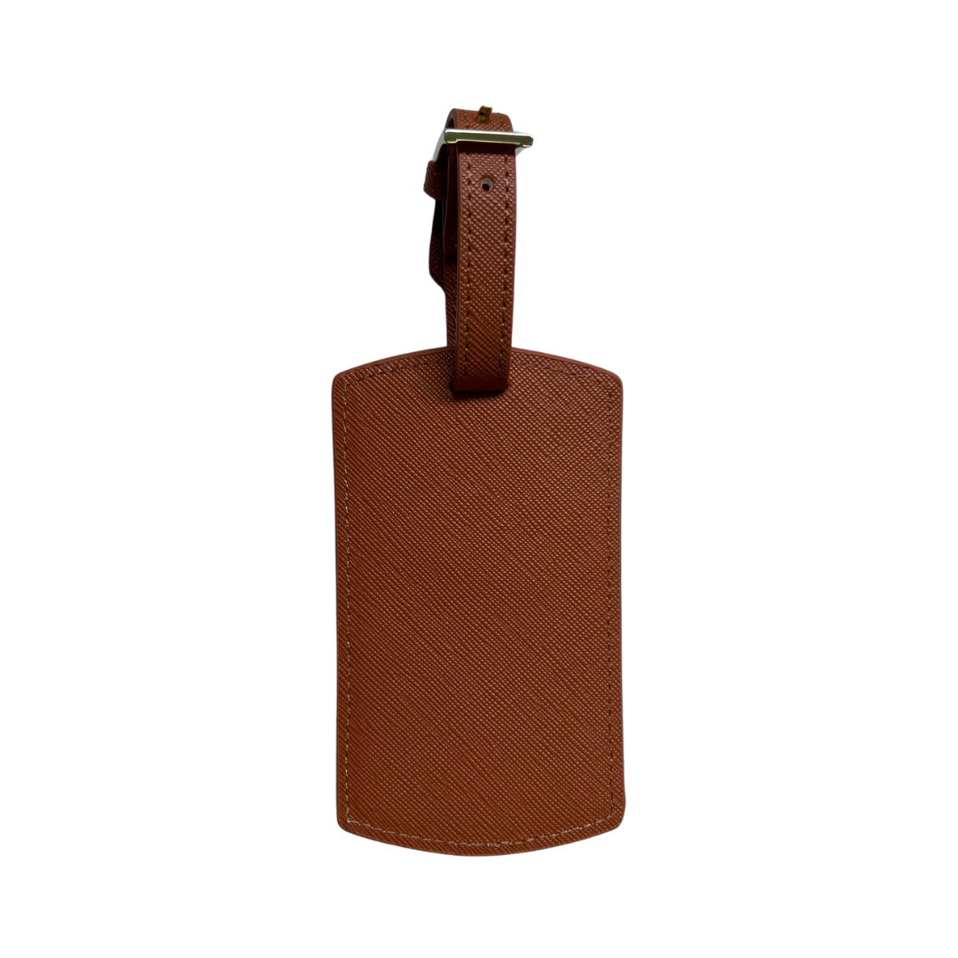 Saffiano Luggage Tag