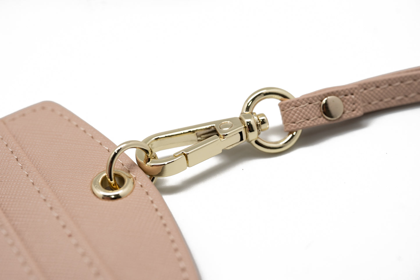 Saffiano ID Cardholder With Lanyard
