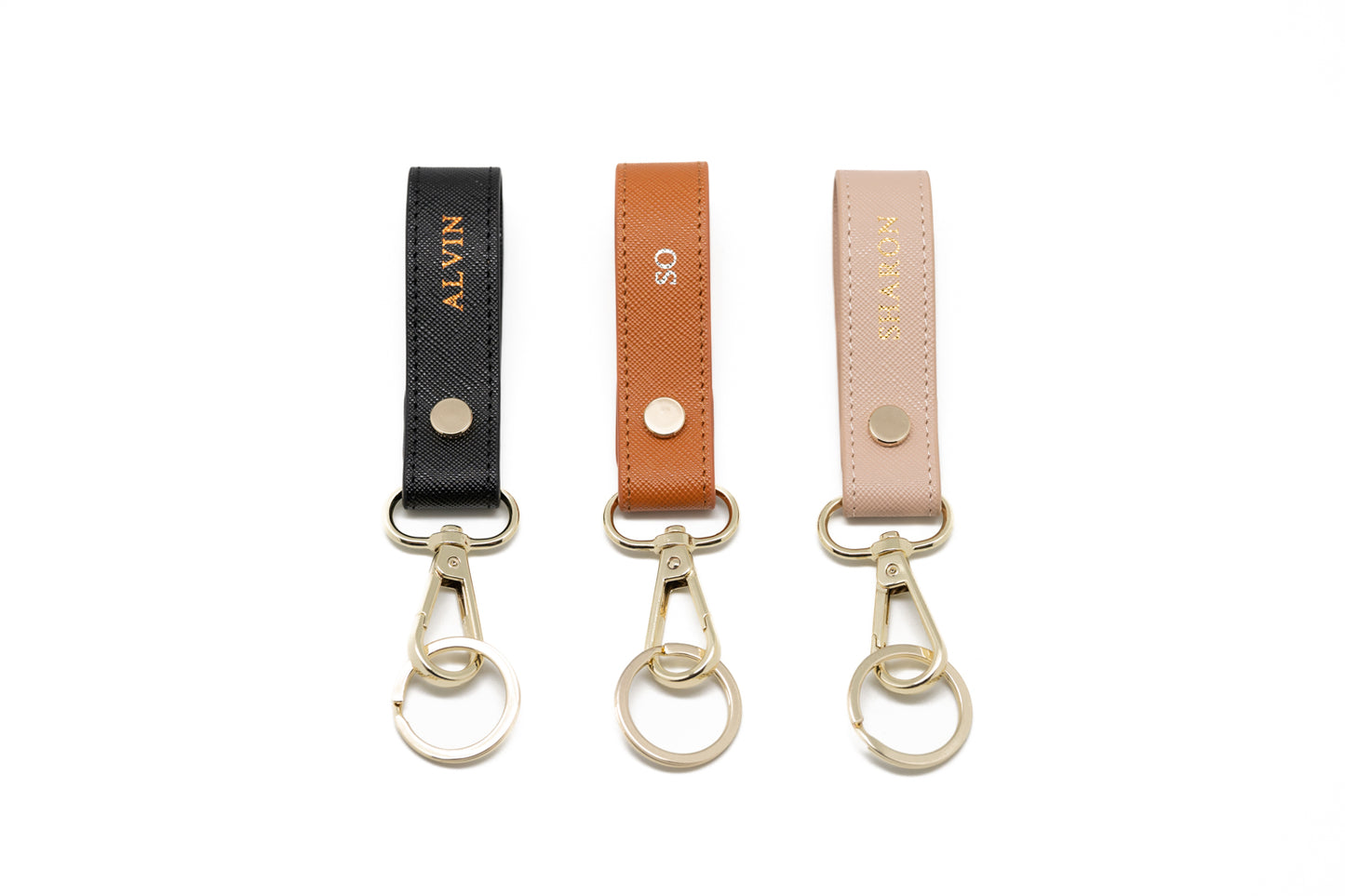 Saffiano Keychain