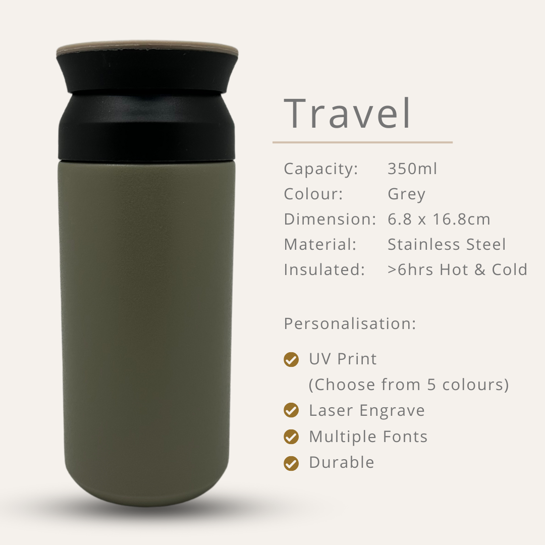 Travel Stainless Steel Bottle 350ml / 500ml