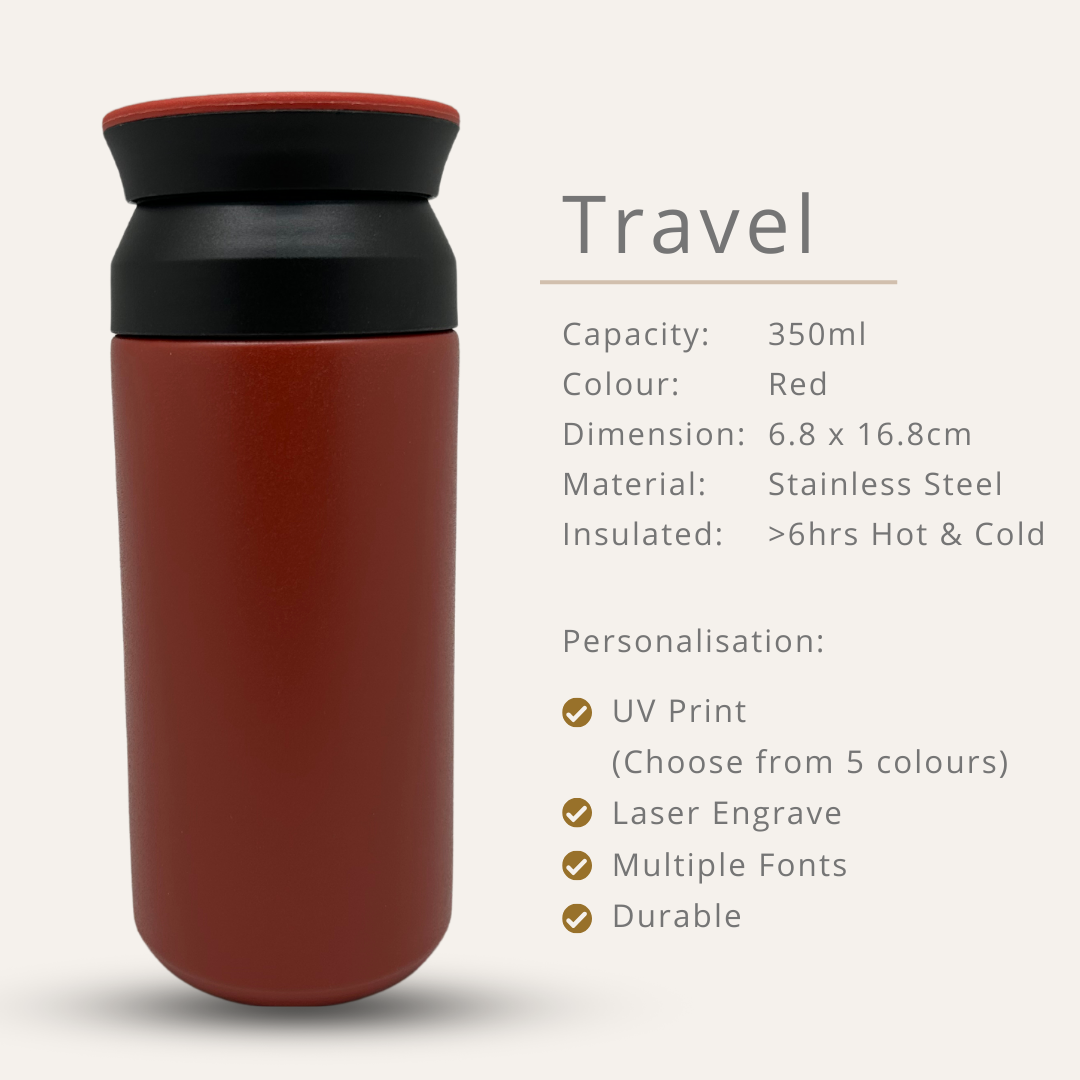Travel Stainless Steel Bottle 350ml / 500ml