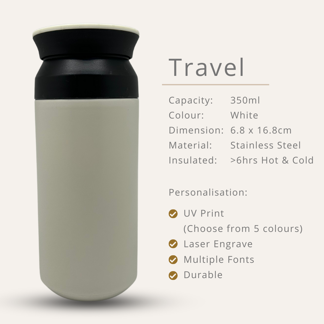 Travel Stainless Steel Bottle 350ml / 500ml