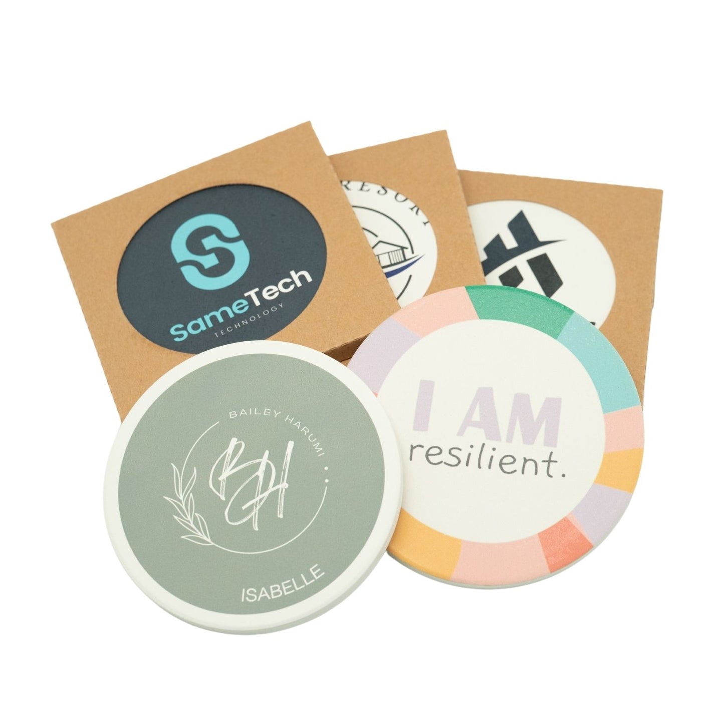 Round Ceramic coaster
