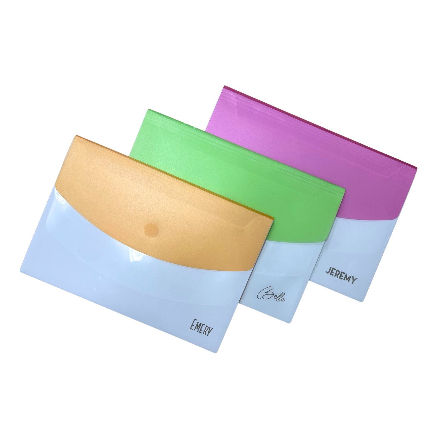 3 Compartment Expandable Plastic A4 Folder