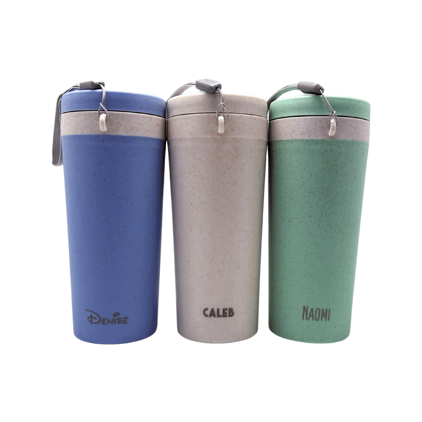 Double Walled Wheat Fibre Bottle 350ml