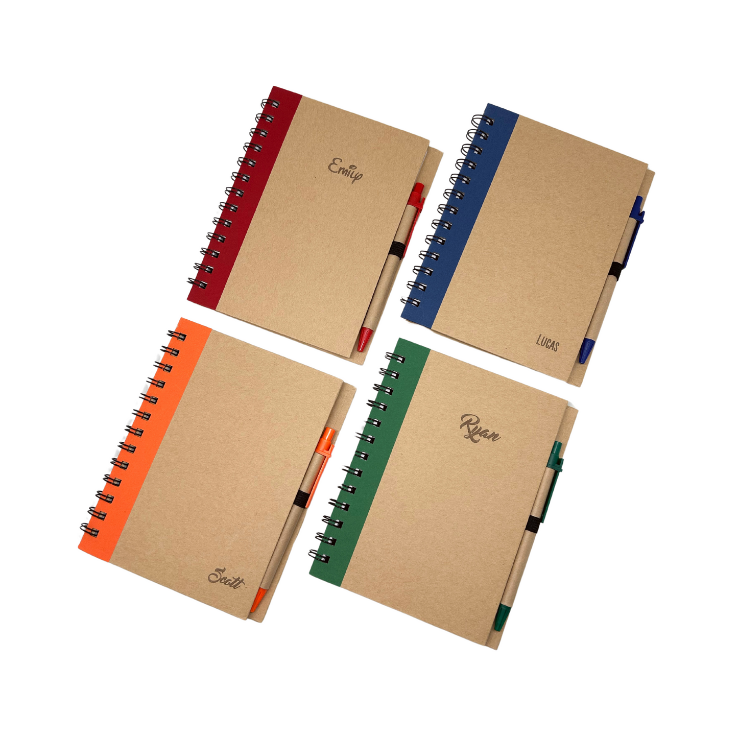 Ring Bound Recycled Notebook with Pen