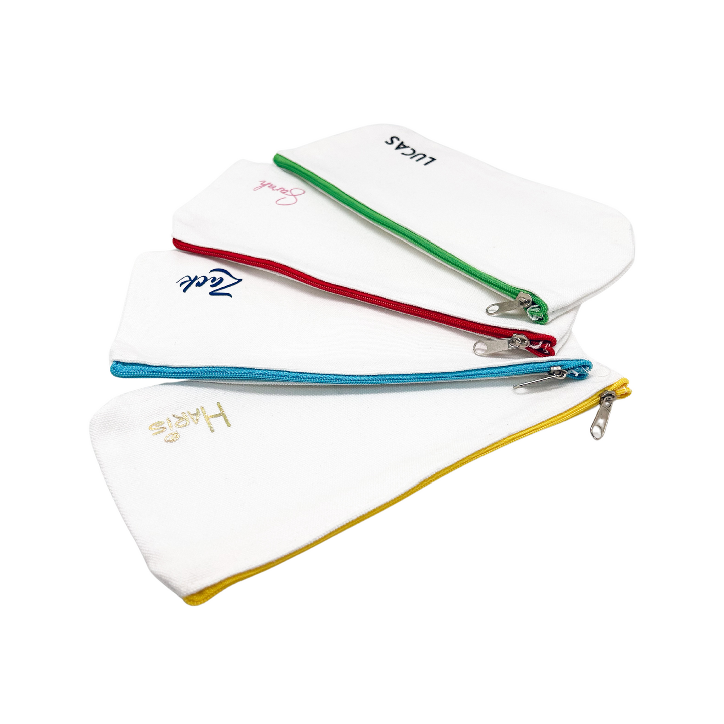 Premium Canvas Fabric Pencil Case