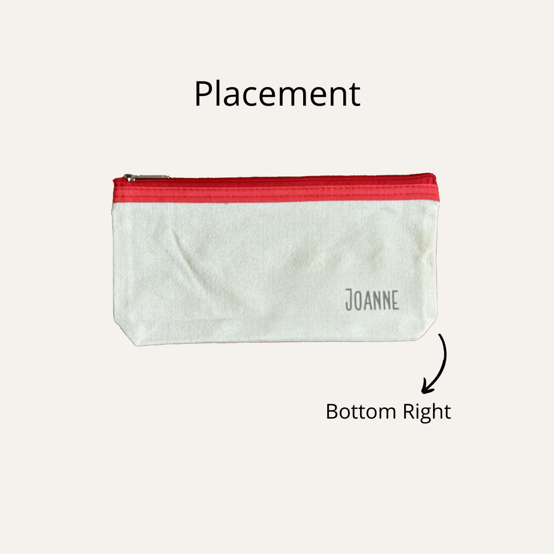 Premium Canvas Fabric Pencil Case