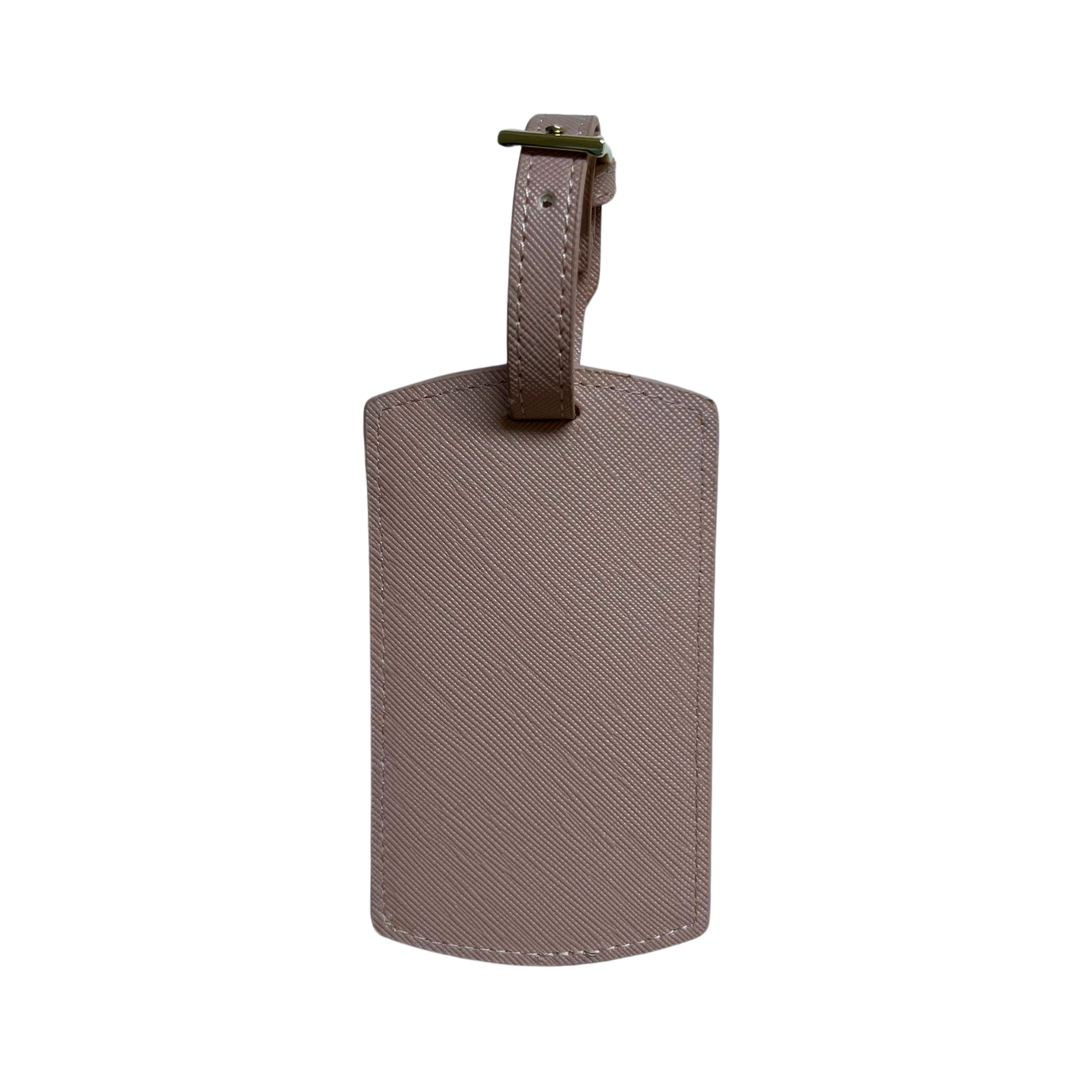 Saffiano Luggage Tag