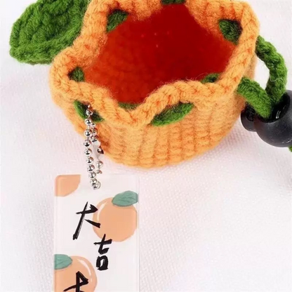 Personalised Orange Coin Pouch