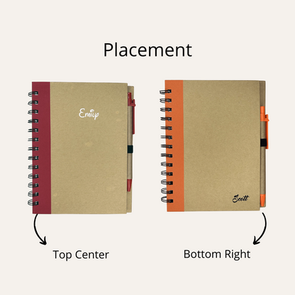 Ring Bound Recycled Notebook with Pen